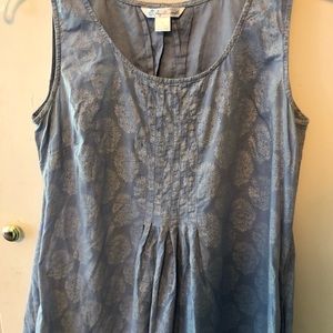 April Cornell vintage periwinkle cotton dress
